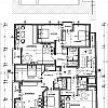 Plan des niveaux R+4, R+5, R+6 (logements, variante 2)