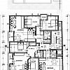 Plan des niveaux R+4, R+5, R+6 (logements, variante 4)